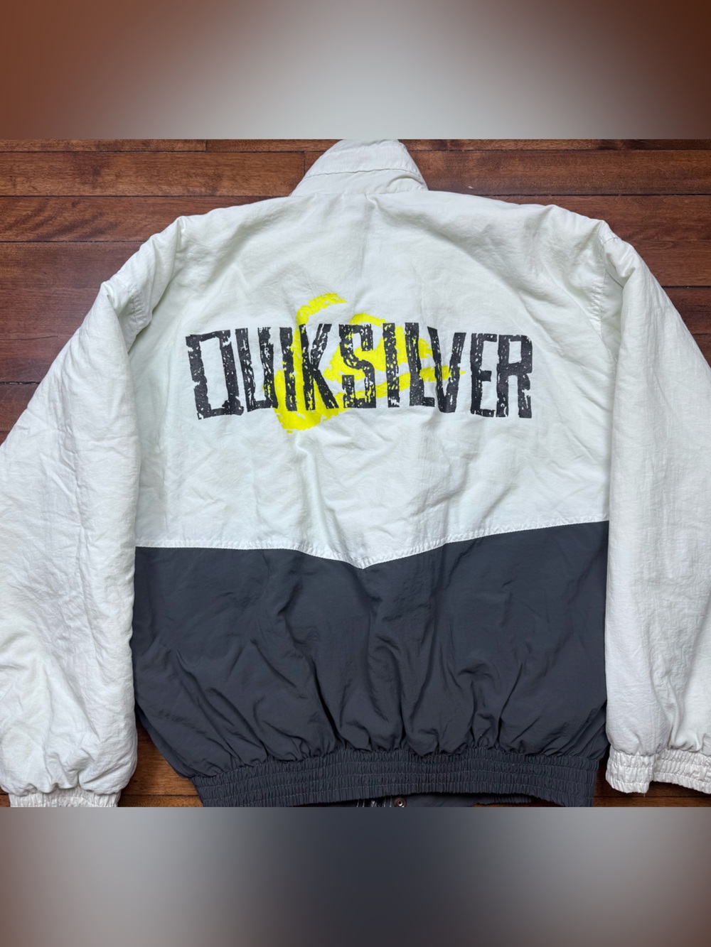 Vintage 1980s Quiksilver Echo Beach Bomber Jacket Made In USA Rare